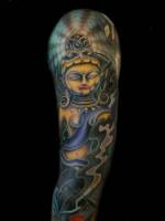 Tatuaje de un dios hindú