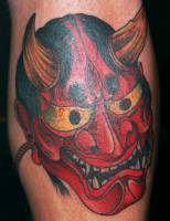Tatuaje de un demonio hanya