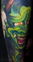 Tatuaje de un demonio japonés