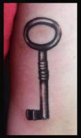 Tatuaje de una llave