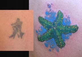 Tatuaje de una estrella de mar
