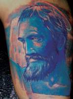 Tatuaje del retrato de un santo