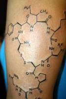 Tatuaje de una formula química