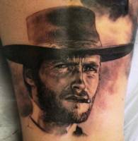 Tatuaje de Clint Eastwood 