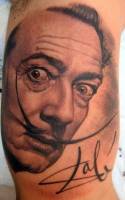 Tatuaje de Dalí