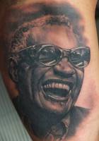 Tatuaje de Ray Charles