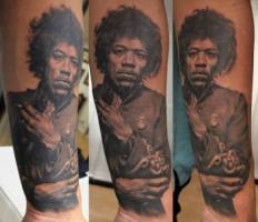 Tatuaje de Jimmy Hendrix