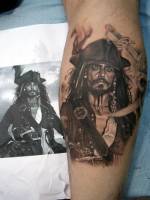 Tatuaje de Piratas del caribe
