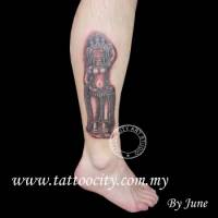 Tatuaje de un danzarina hindú