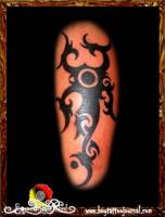 Tatuaje de un escorpión de borneo