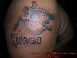 Tattoo de una hiena