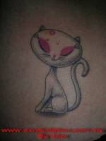 Tatuaje de una gatita