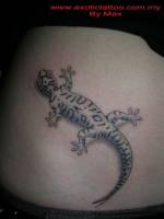Tatuaje de una salamandra