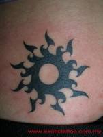 Tatuaje de un sol