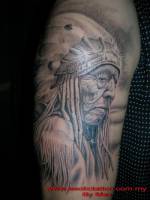 Tatuaje de un sabio indio
