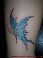 Tatuaje de una mariposa