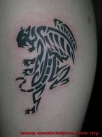 Tatuaje de un dragon alado