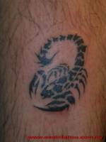 Tatuaje de un escorpion