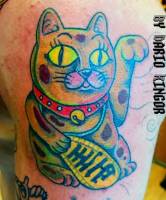 Tattoo de un gato chino