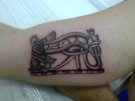 Tatuaje de un Ojo de horus