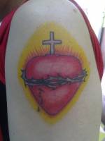 Sagrado corazón tatuado