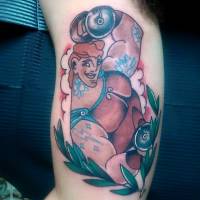 Tatuaje de Hercules de Disney