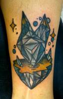 Tatuaje de diamantes
