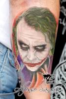 Tatuaje de la cara de joker