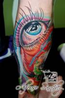 Tatuaje de un gran ojo