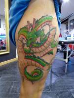 Tatuaje de Shenron, de Bola de Dragón