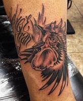 Tatuaje de un gallo
